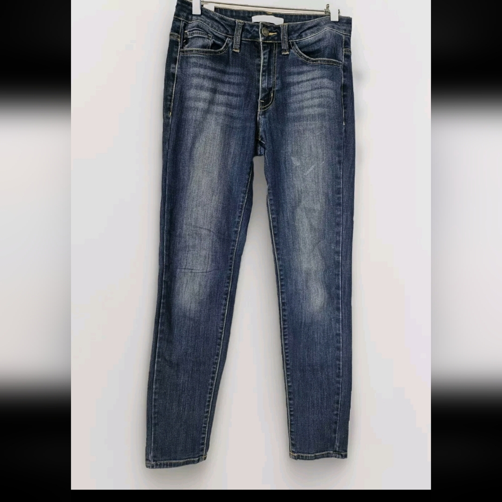 Kancan Womens Estilo Jeans Size 7 27x29 Skinny Stretch Blue Jeans